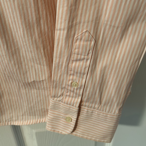 Lauren Ralph Lauren Shirt Womans 12 Pink Long Sleeve Button Down Top - Picture 6 of 8